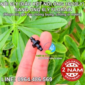 Nối thẳng ống 6mm