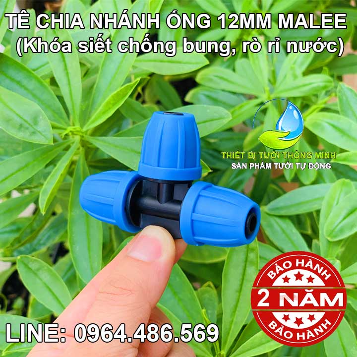 Tê nối ống 12mm Malee