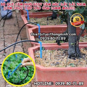 Que nhỏ giọt cắm gốc gắn ống pe 16mm Florain