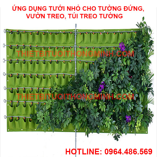 Bộ tưới nhỏ giọt 3-50 khay, chậu, gốc tưới rau, cây cảnh