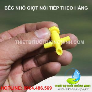 Béc nhỏ giọt 1 tia (gắn nối tiếp với nhau, điều chỉnh được, nhập khẩu)