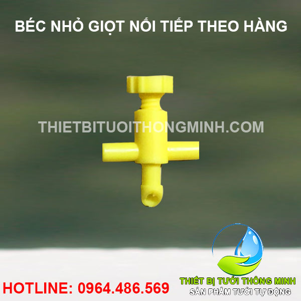 Béc nhỏ giọt 1 tia (gắn nối tiếp với nhau, điều chỉnh được, nhập khẩu)