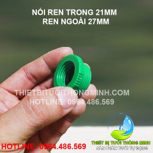 Nối ren trong 21mm ren ngoài 27mm