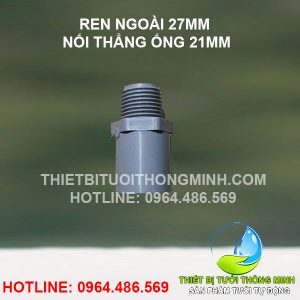 Ren ngoài 27mm nổi thẳng ống 21mm