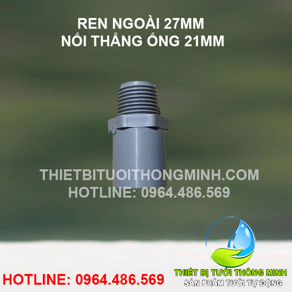 Ren ngoài 27mm nổi thẳng ống 21mm