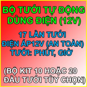 bộ kit tưới dùng điện