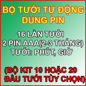 bộ kit tưới dùng pin