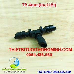 Tê 4mm chia nhanh (gắn 3 đầu ống mềm 4mm)