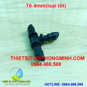 Tê 4mm chia nhanh (gắn 3 đầu ống mềm 4mm)