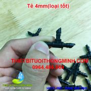 Tê 4mm chia nhanh (gắn 3 đầu ống mềm 4mm)