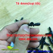 Tê 4mm chia nhanh (gắn 3 đầu ống mềm 4mm)