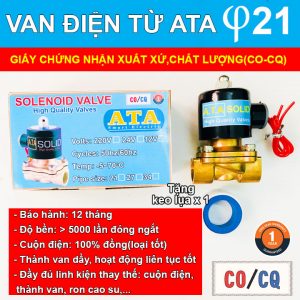 Van điện từ phi 21 DN 15 ATA