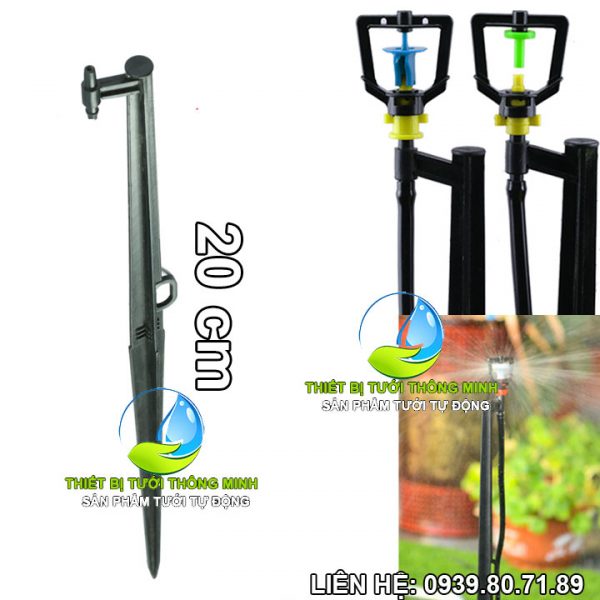 Cây cắm giữ béc phun mưa sương cao 20cm Florain