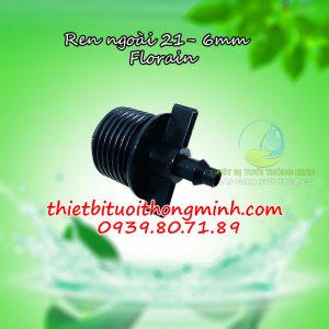 Đầu chuyển ren ngoài 21mm sang 6mm FLorain