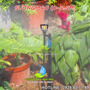 Đầu tưới phun sương 360 độ cắm gốc Florain