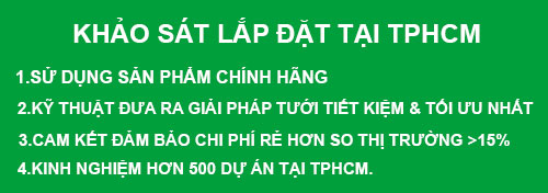 lắp đặt hệ thống tưới tự động tphcm