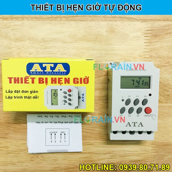 Thiết bị hẹn giờ máy bơm nước tưới cây(17 chương trình)