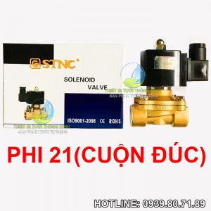 Van điện từ cao cấp phi 21 STNC cuộn đúc