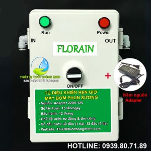 Bộ máy bơm hẹn giờ tưới lan tự động Florain