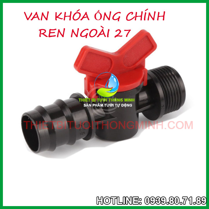 Van khóa ống chính nguồn nước cấp