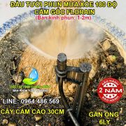 Cây tưới cắm gốc phun nước 180 độ Florain cao 35cm