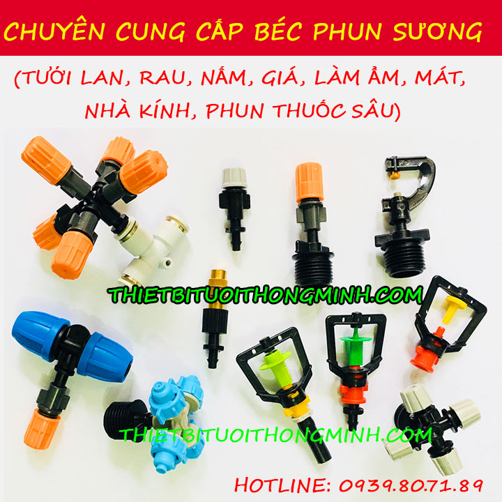 Cửa hàng bán đầu béc phun sương tưới lan tại tphcm