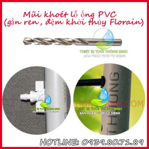 Mũi khoét lỗ đầu khởi thủy ống cứng PVC