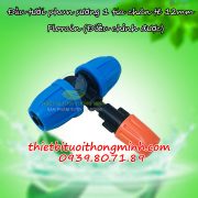 Đầu béc tưới phun sương 1 tia cam chân tê 12mm Florain