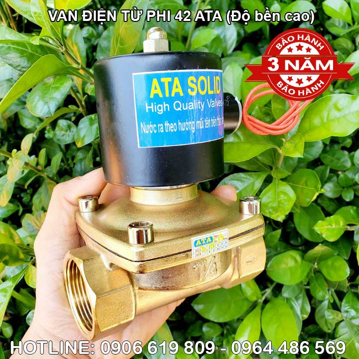 Van điện từ nước ATA phi 42