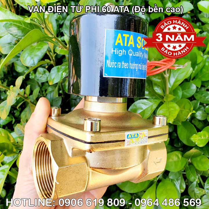 Van điện từ nước ATA phi 60